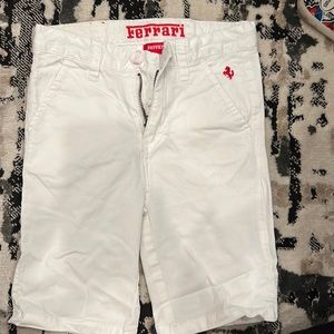 COPY - Ferrari white shorts